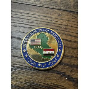 Operation Iraqi Freedom Mad dog Company 3/3 Armored Calvary challenge coin